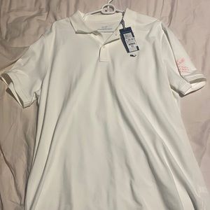 Vineyard Vines White Polo